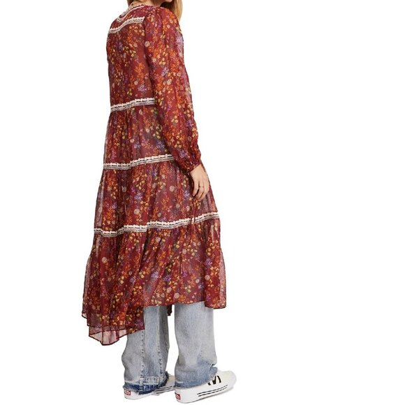 🎁 Free People Call On Me Embroidered Maxi Top - Picture 3 of 10